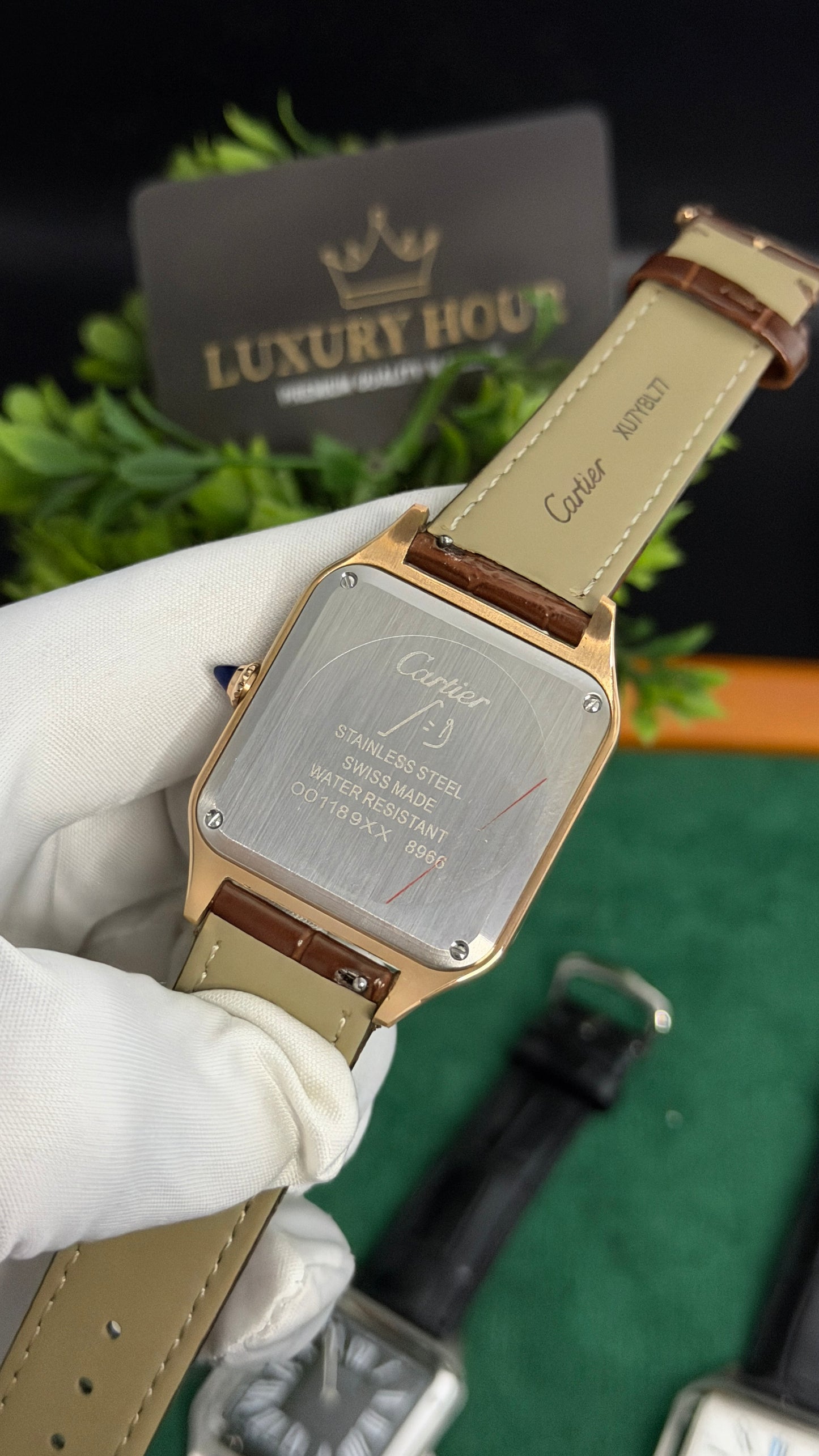 Rose Gold with White Dial (M No:183)