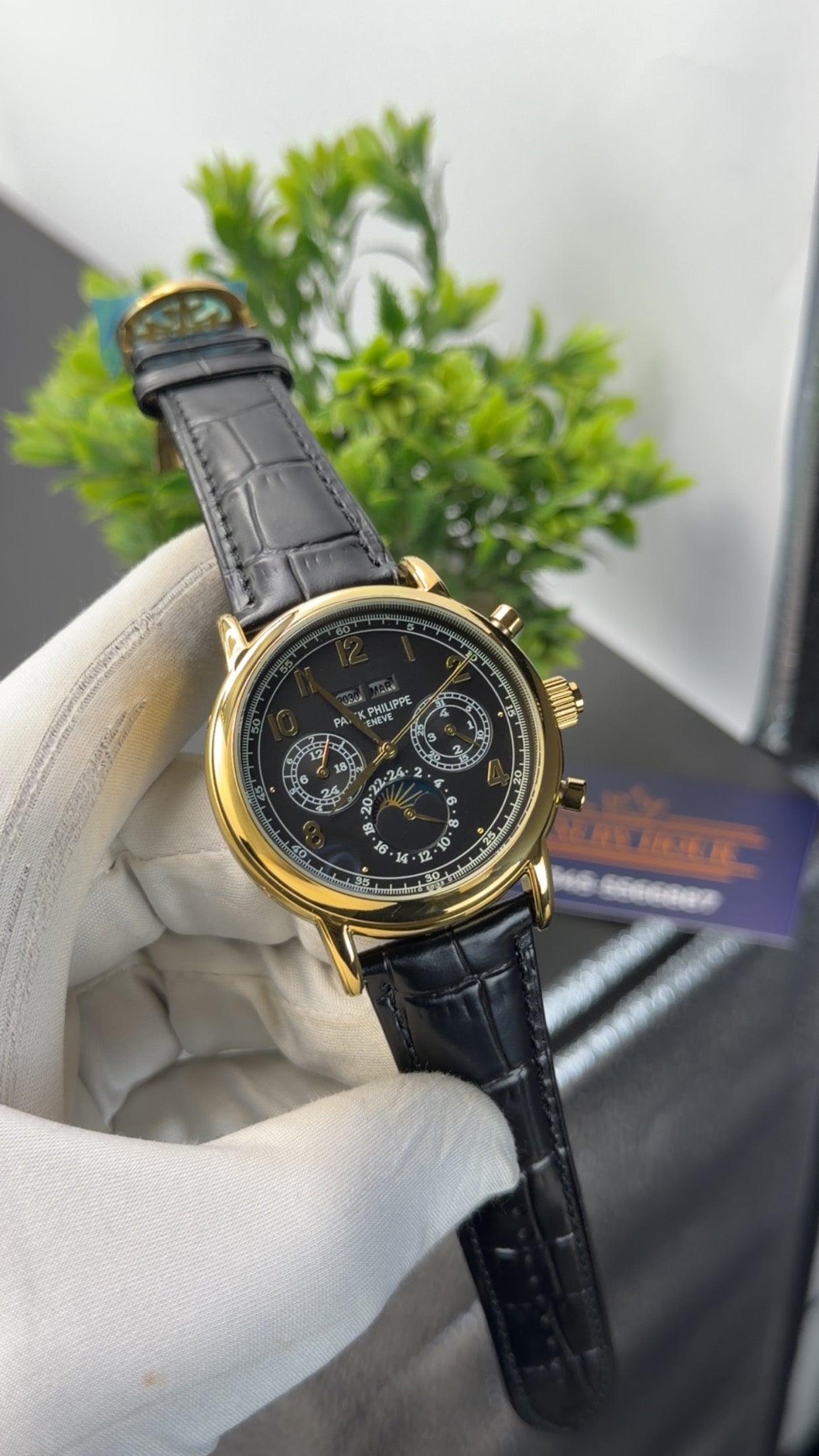 Golden with black dial 🔥