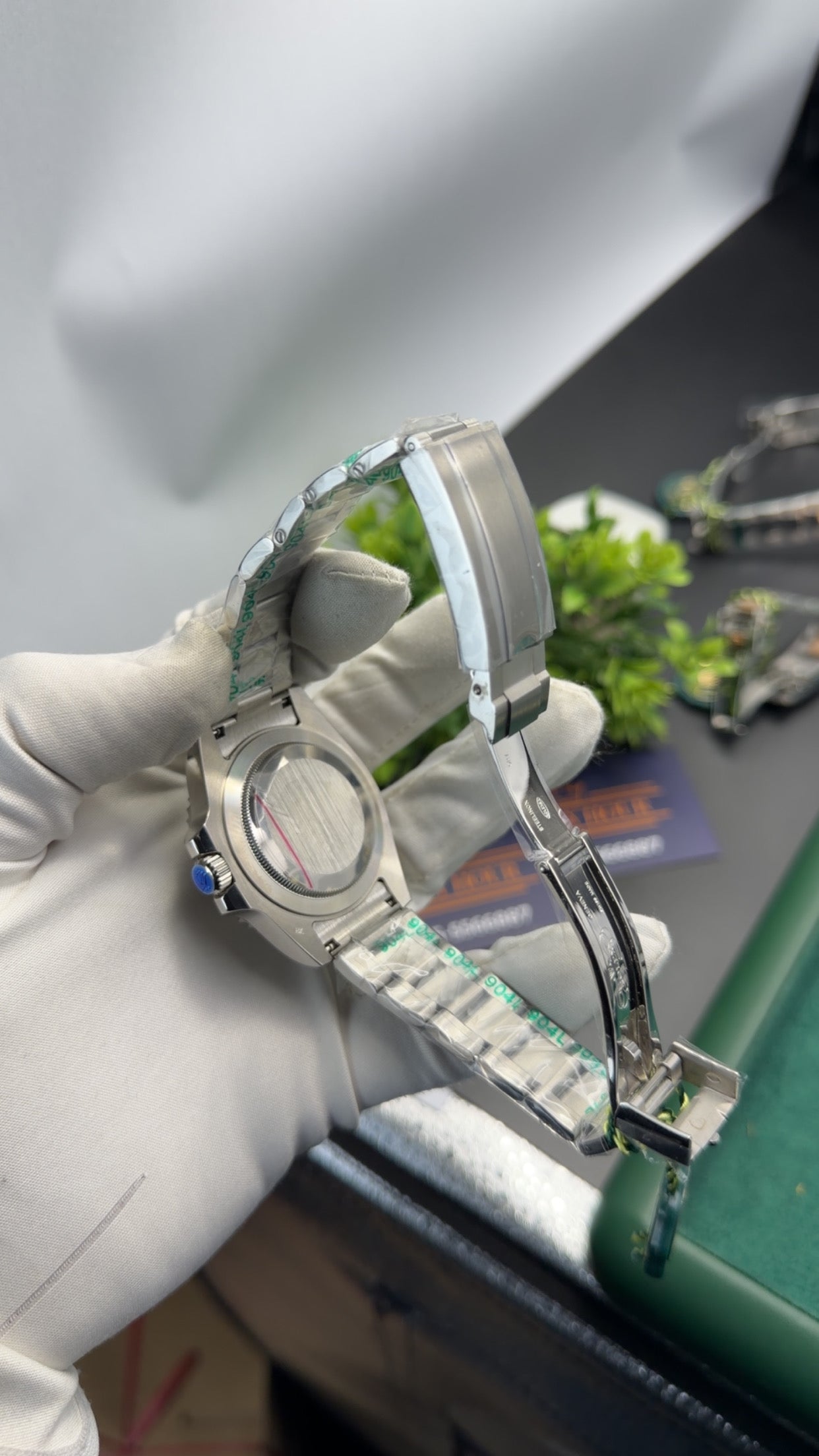 Silver with black dial 🔥