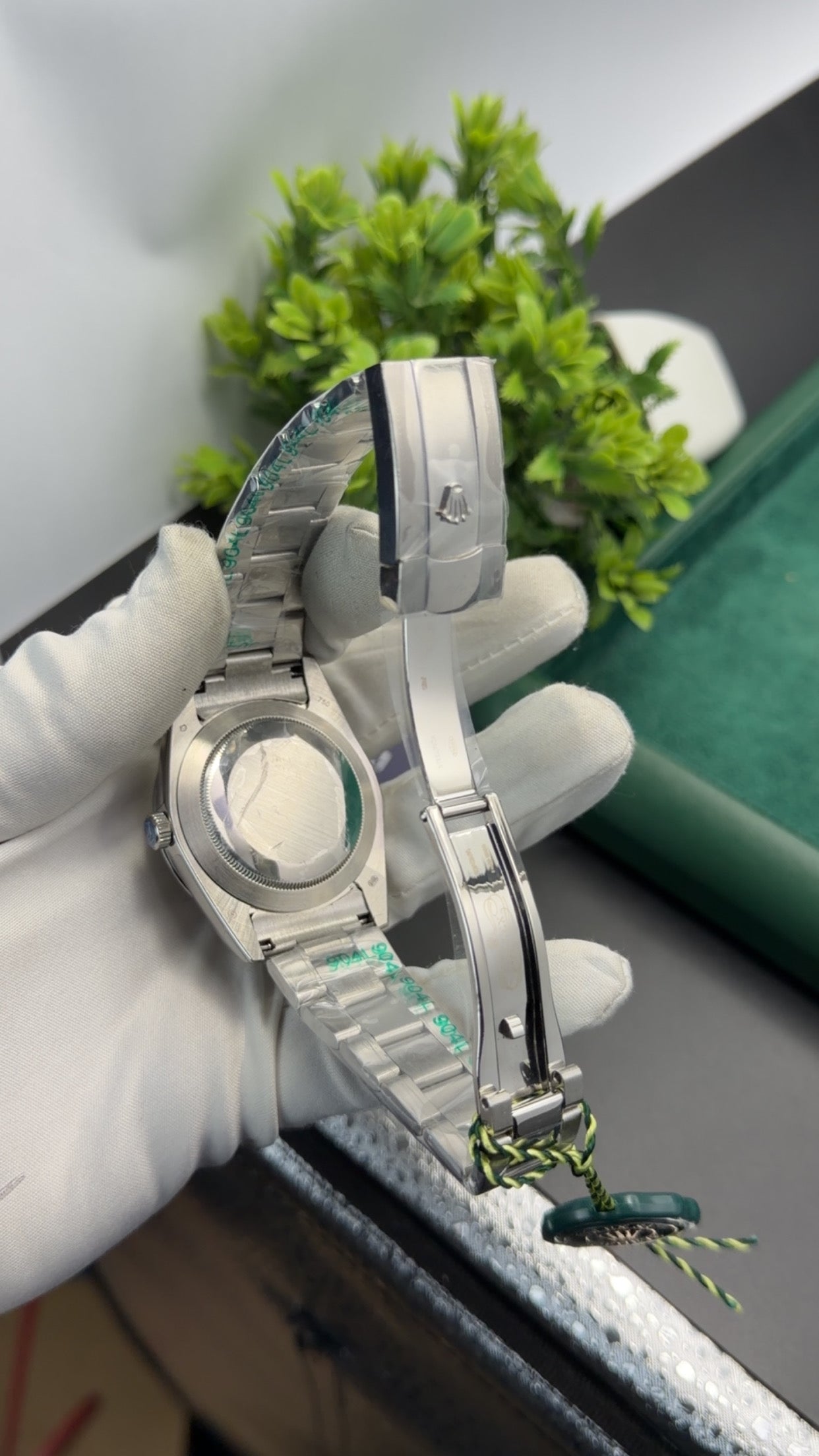 Silver with grey dial 🔥