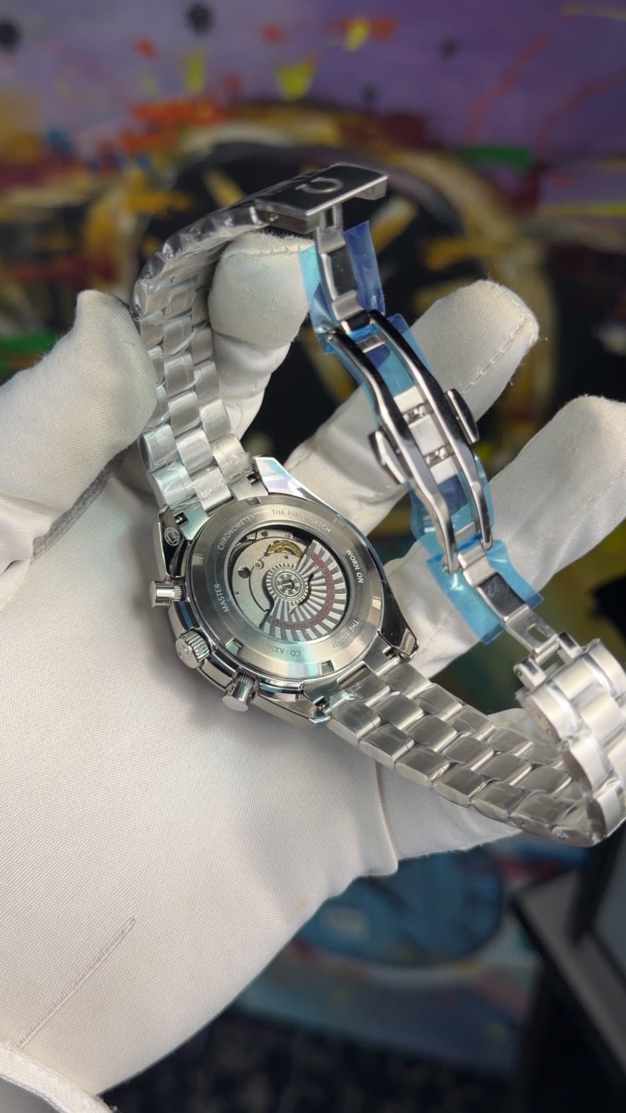 Silver with black dial🔥