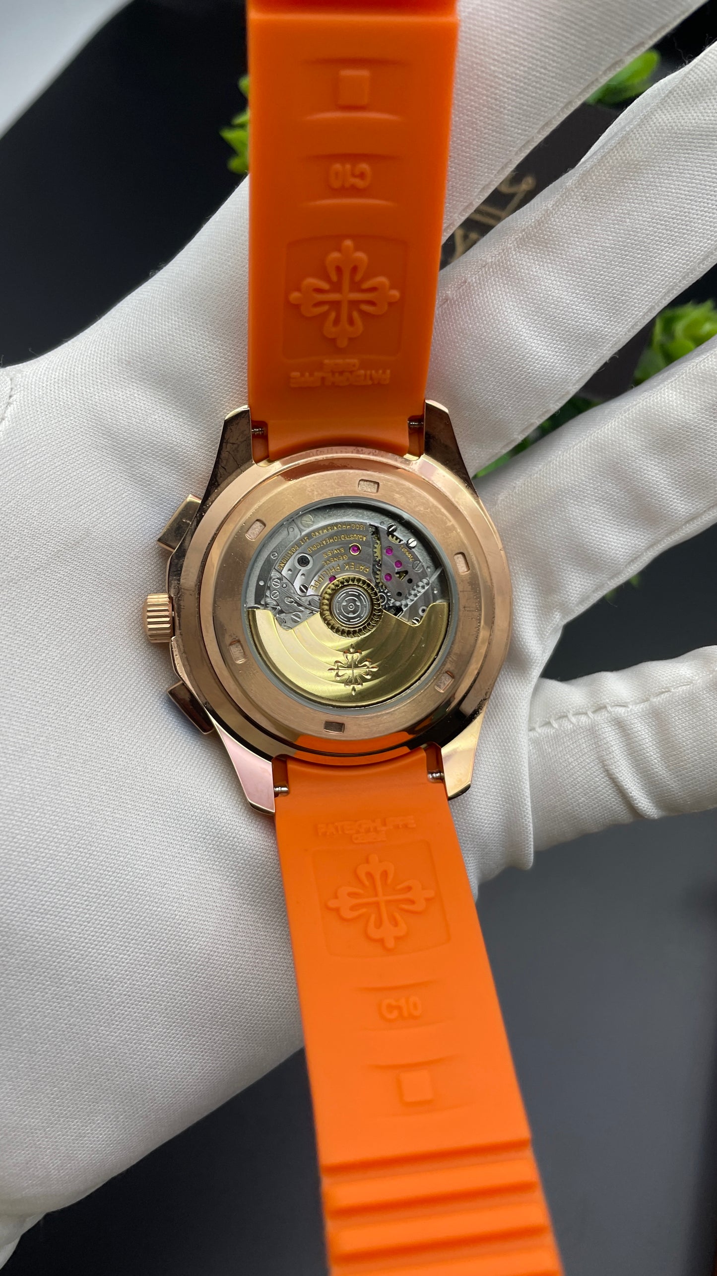 Rose Gold with Grey Dial