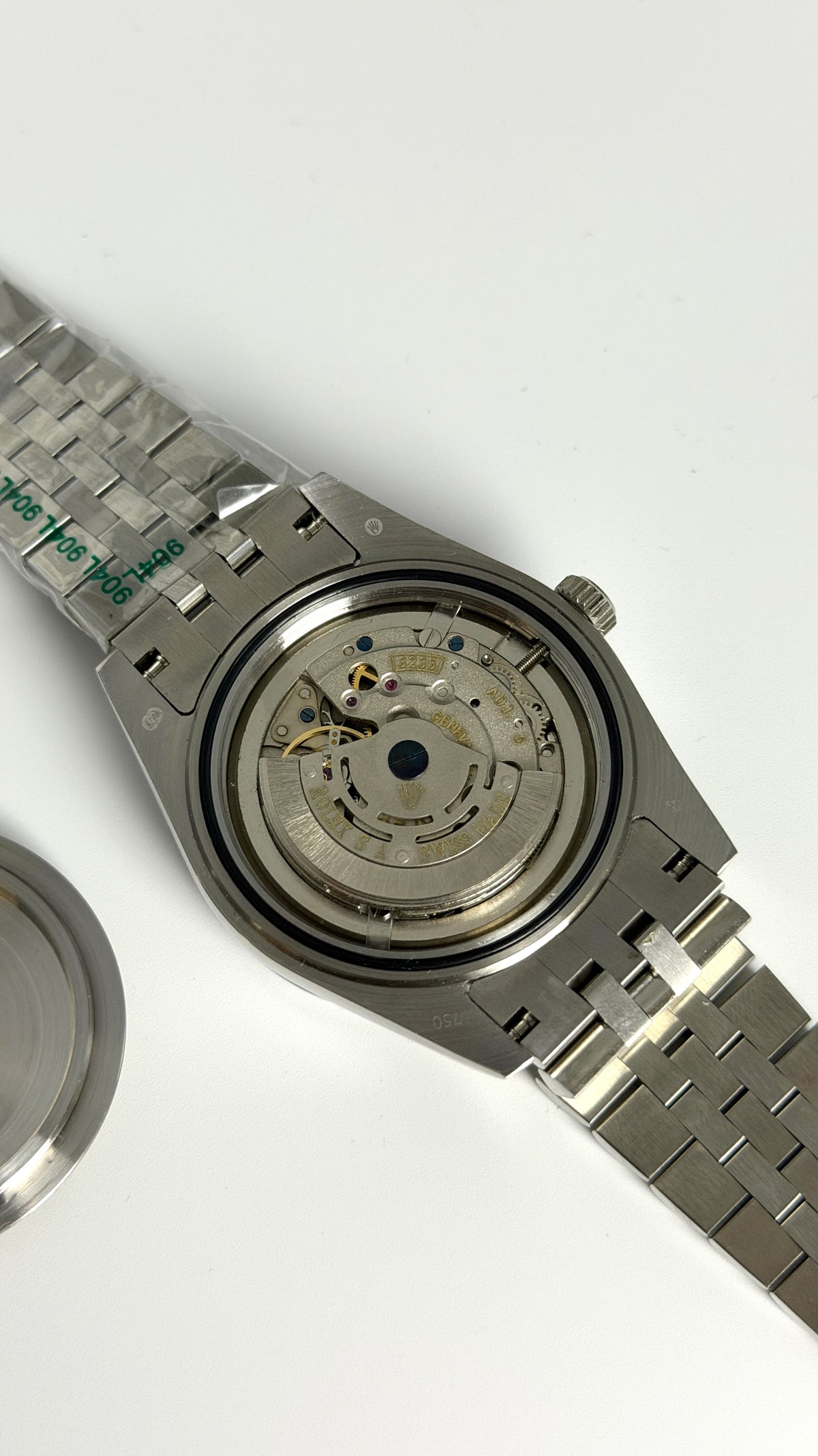 Silver with Blue dial