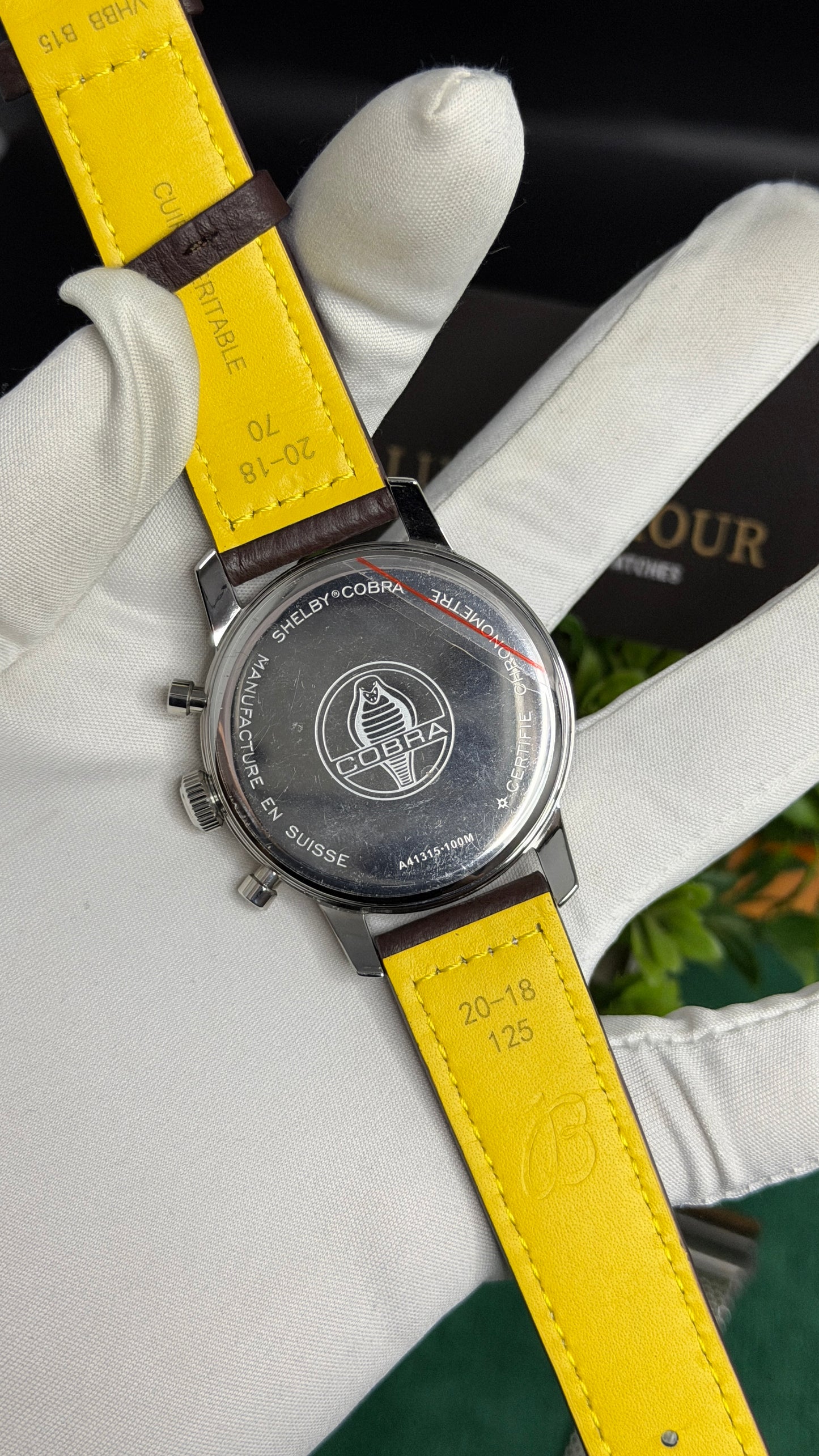 Silver with Blue Dial