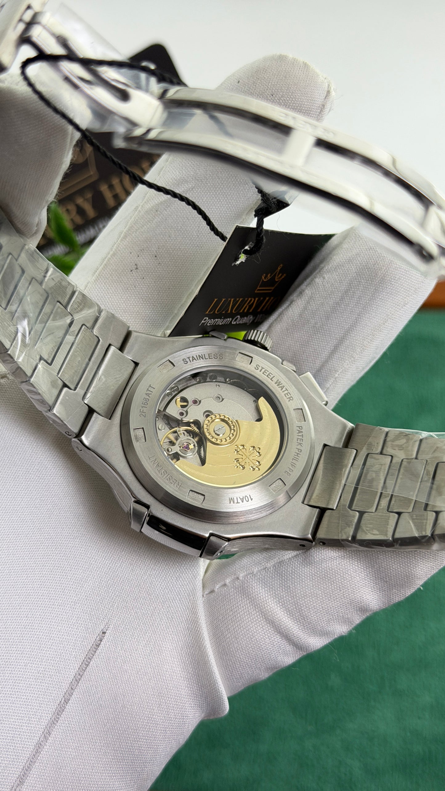 Silver with Black Dial.