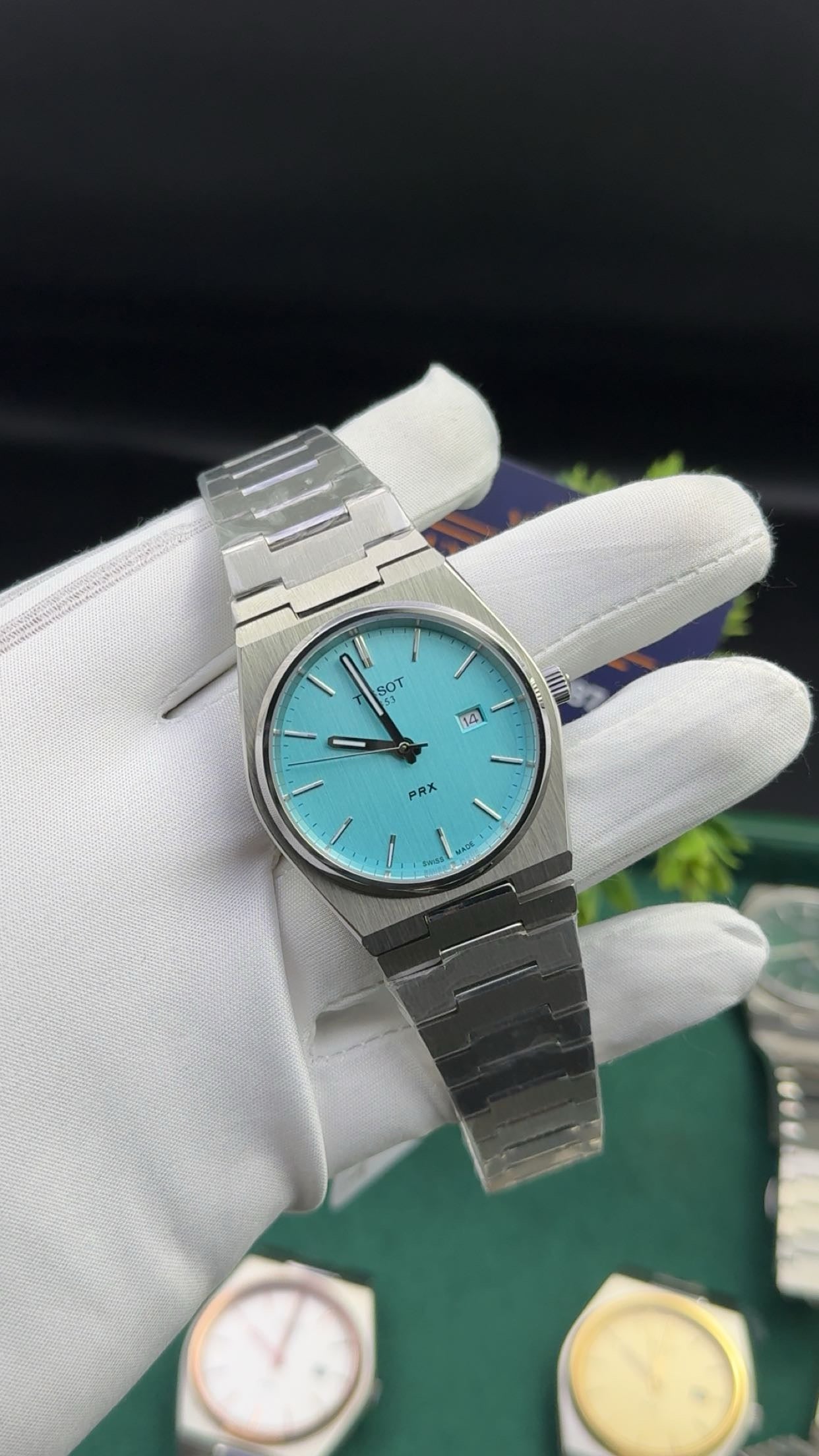 Silver with Tiffany dial
