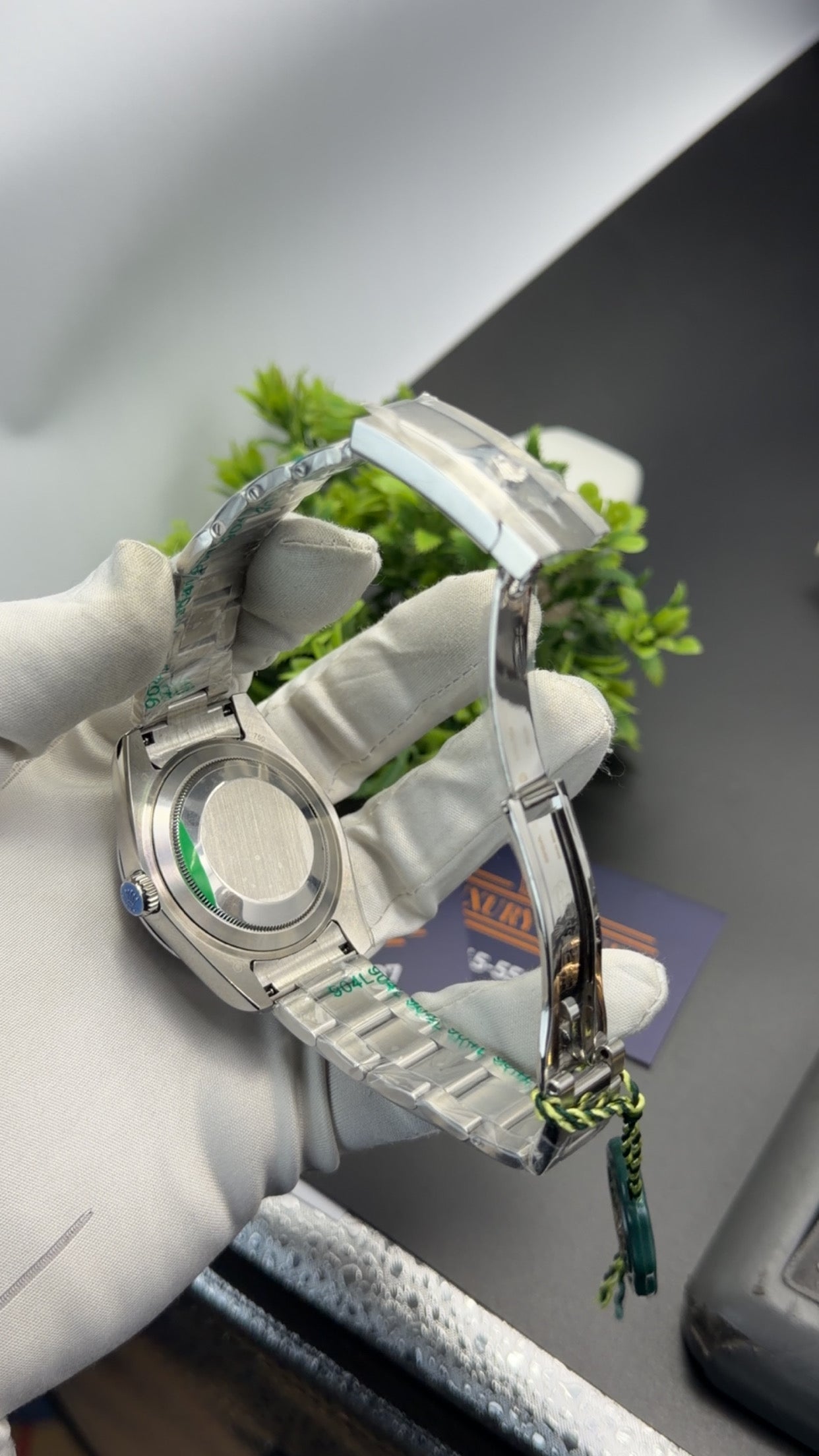 Silver with Black dial🔥