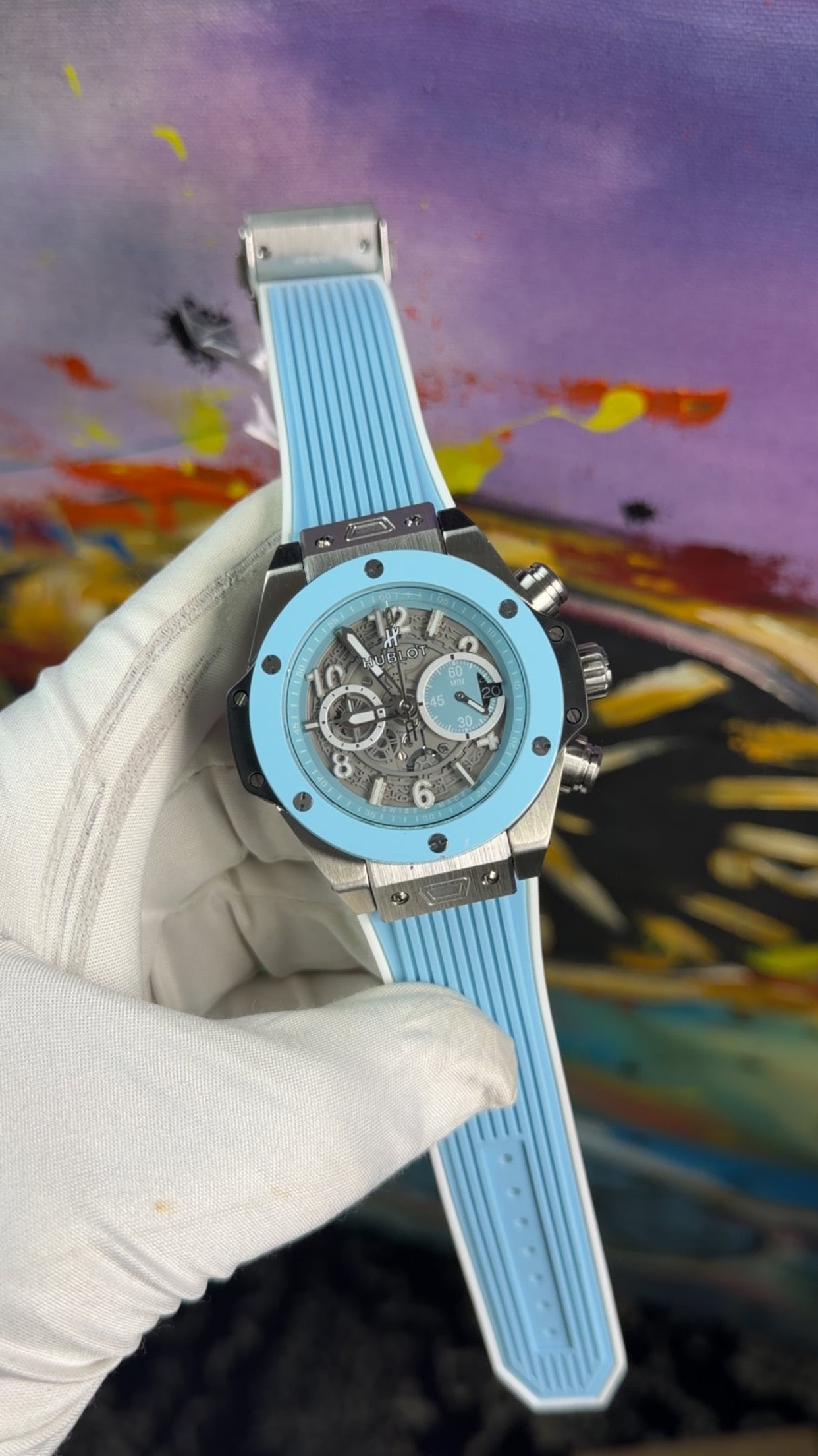 Silver with tiffany dial