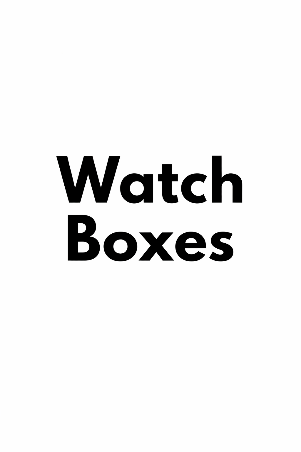 Premium Watch Boxes