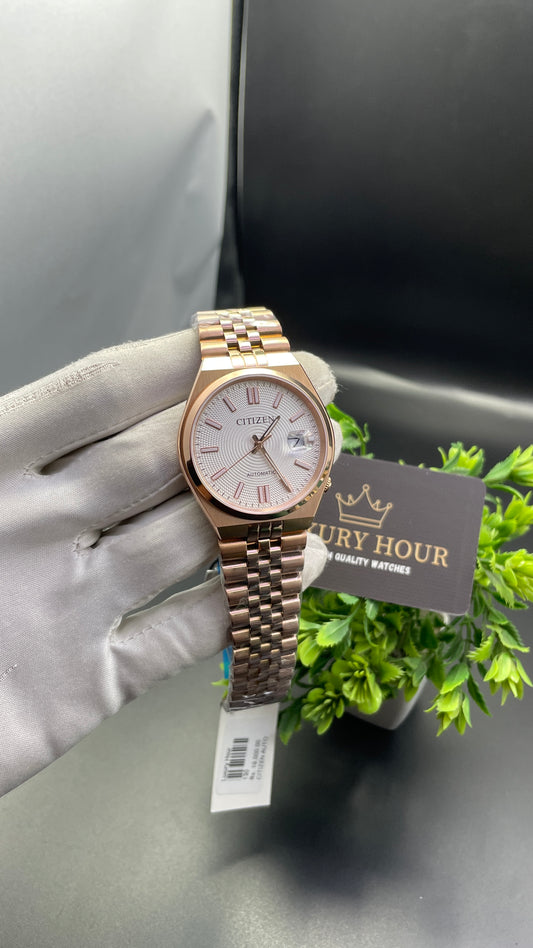 Rose Gold with White Dial🔥