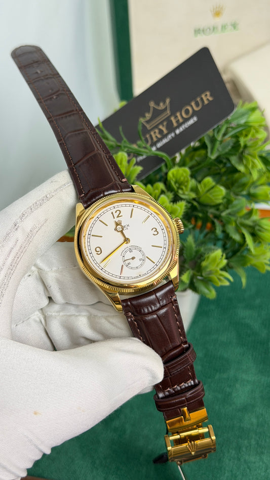 Yellow Gold with White Dial🔥