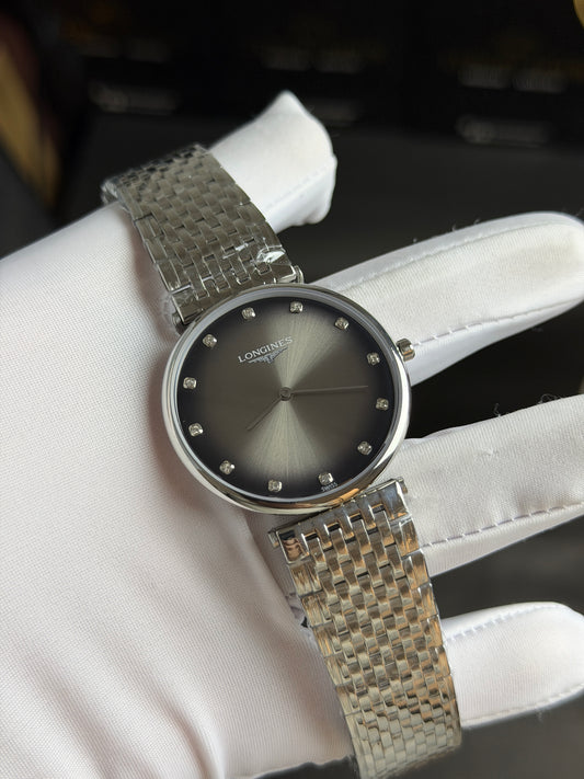 Silver with Grey Dial.