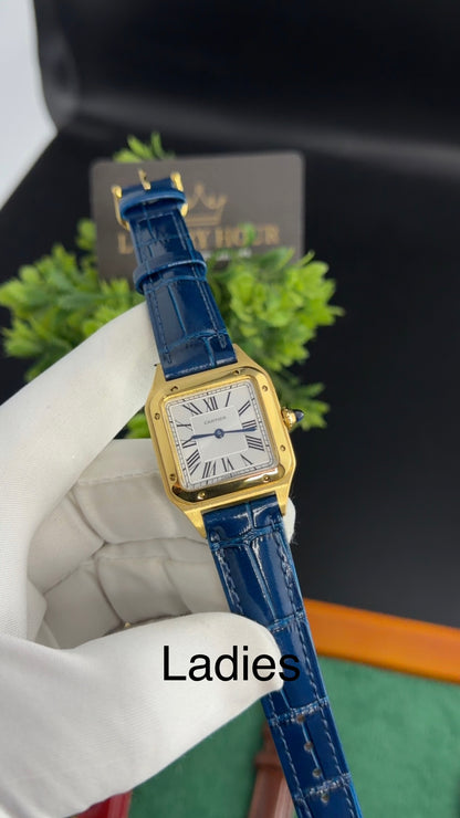 Yellow Gold with Blue Strap (M No:183)