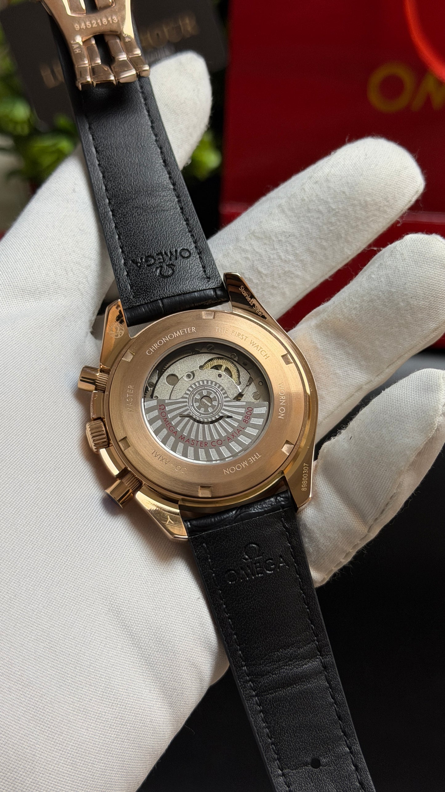 Rose Gold with Ocean Dial.