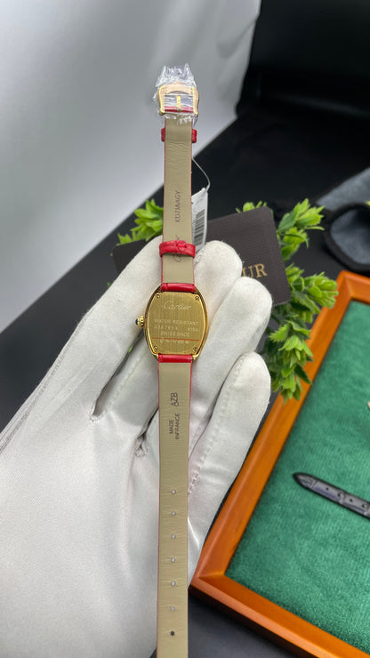 Yellow Gold with Red Strap🔥