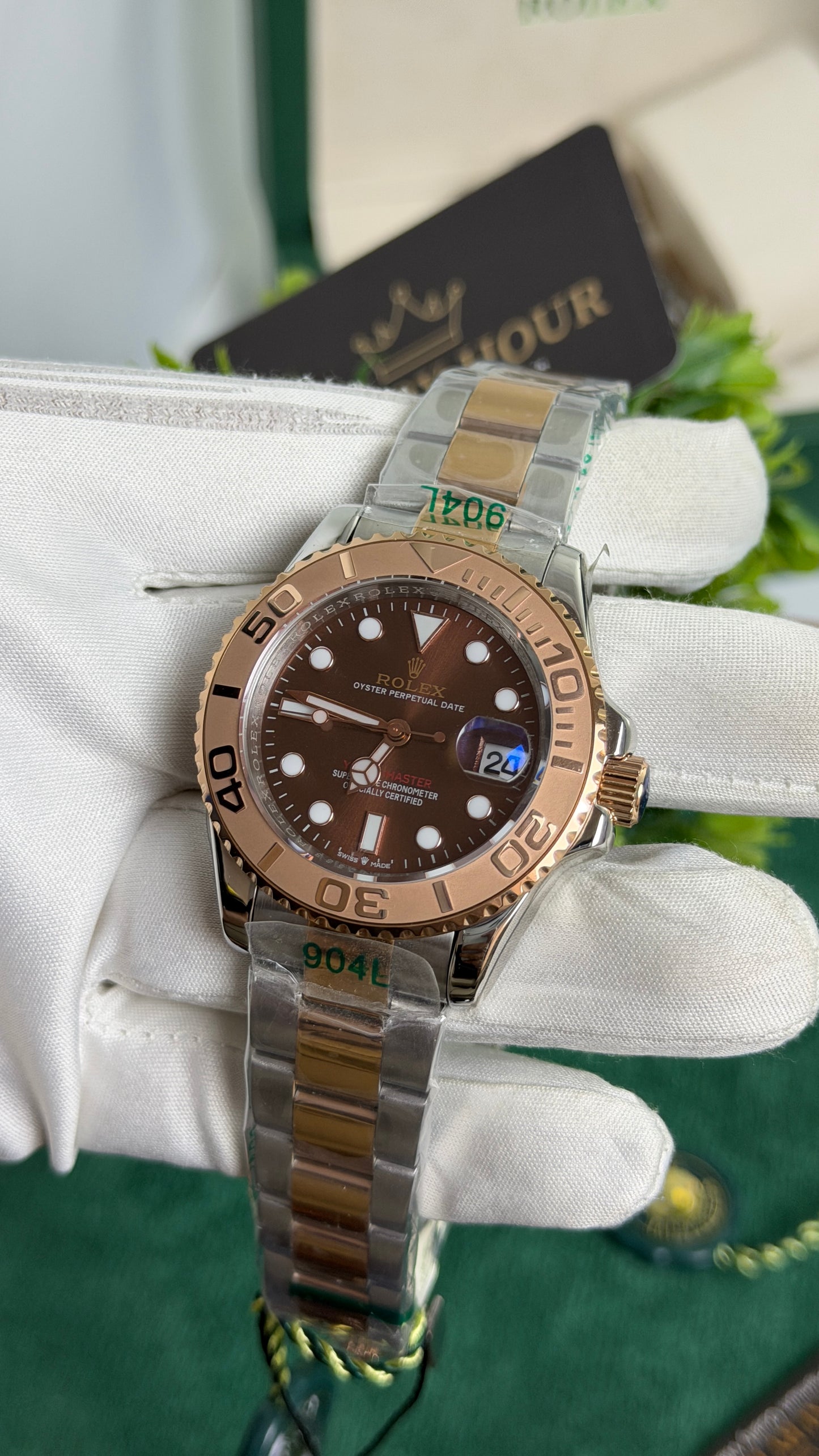 Rose Gold with Chocolate Dial🔥