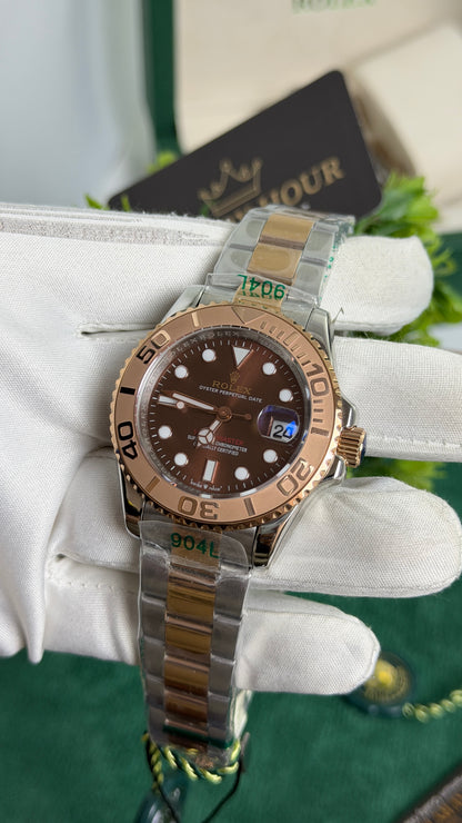 Rose Gold with Chocolate Dial🔥