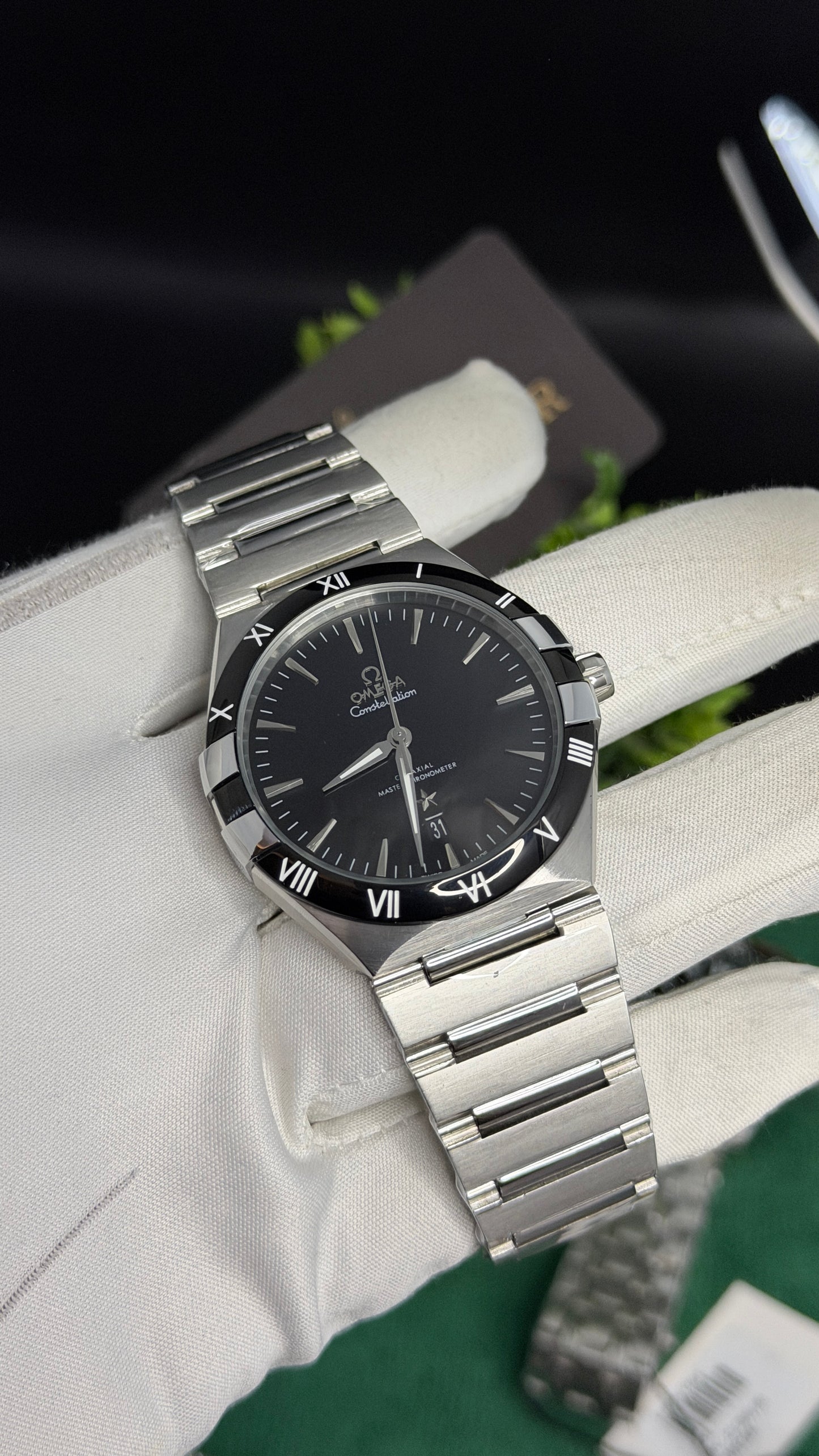 Silver with Black Dial (M NO:136)