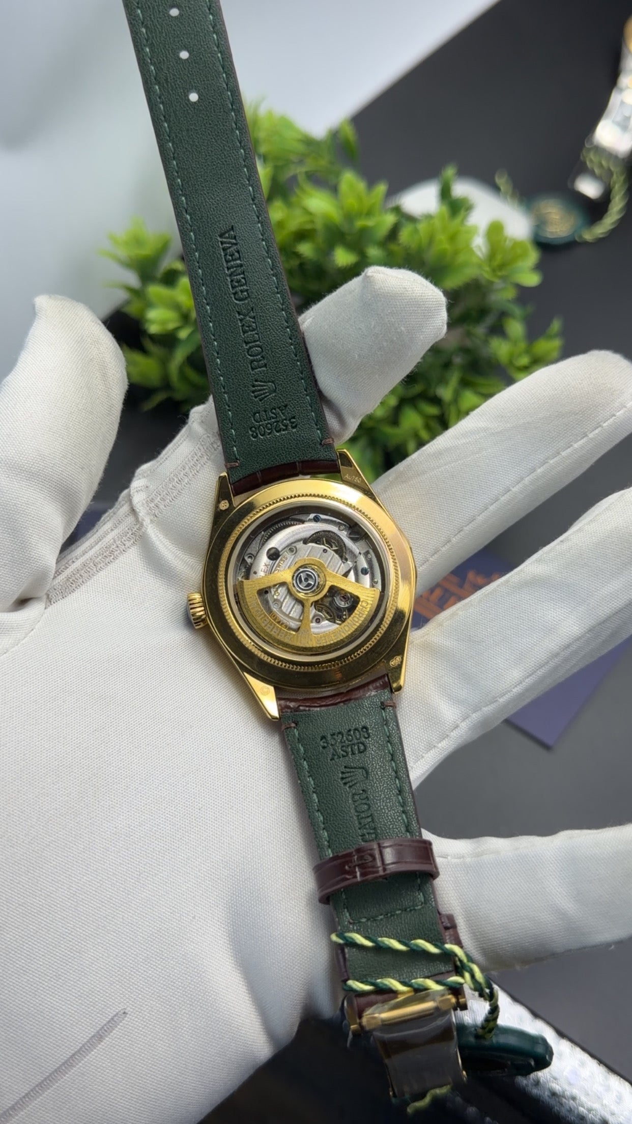 Yellow Gold with white dial 🔥