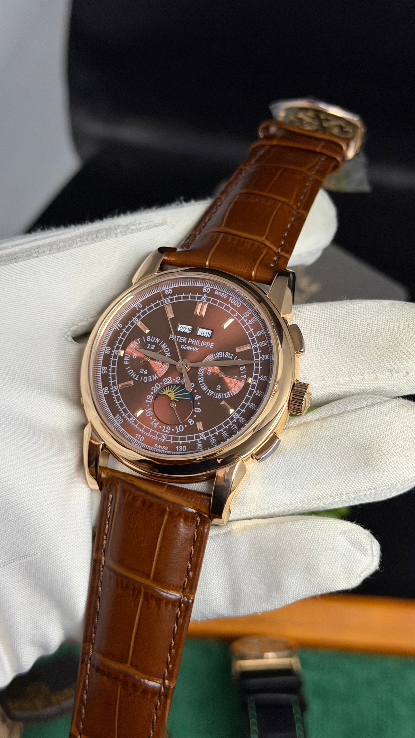 Rose Gold with Chocolate Dial🔥