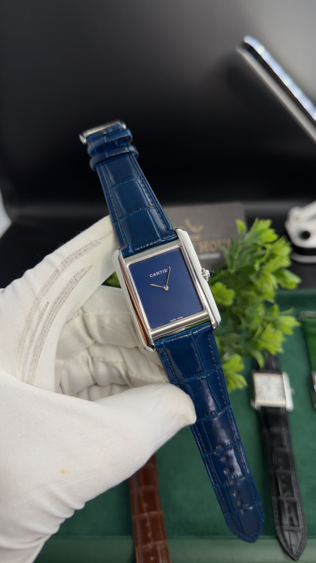 Silver with Blue Dial (M NO:183)