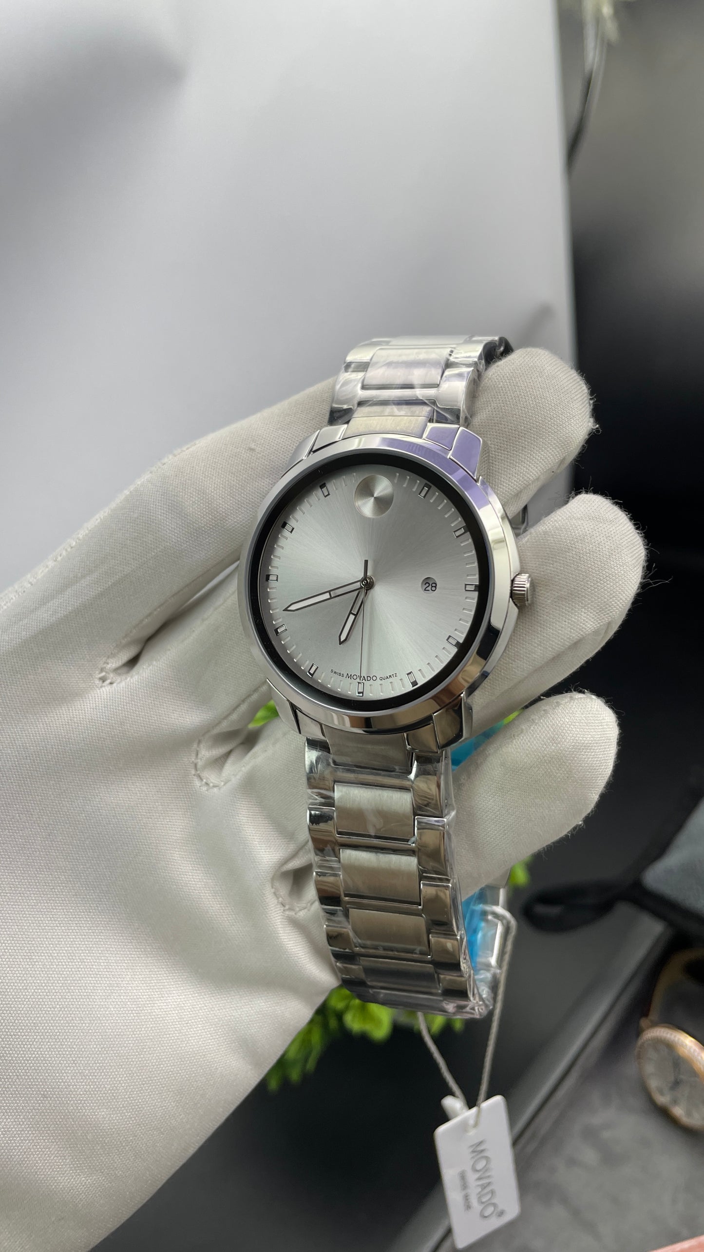 Silver with White Dial🔥