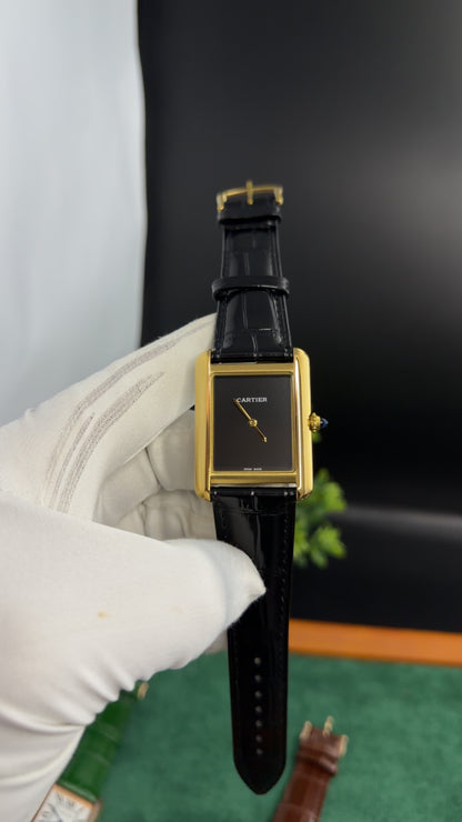 Yellow Gold with Black Dial (M No:183)
