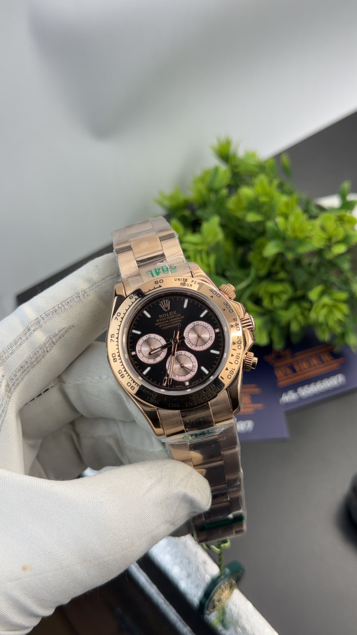 Rose Gold with black dial🔥