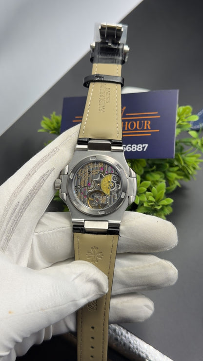 Silver with grey dial🔥