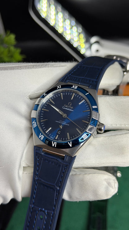 Silver with Blue Dial (M NO:136)