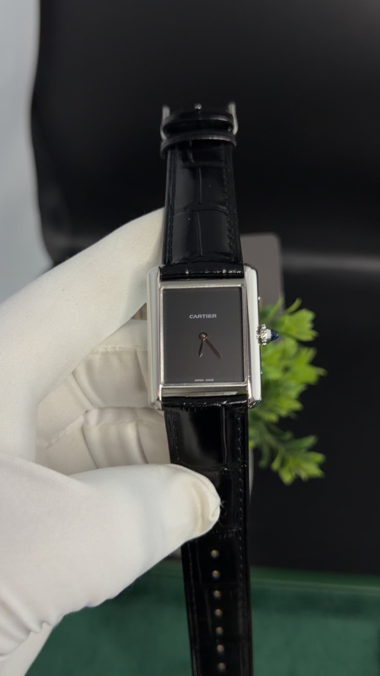 Silver with Black Dial (M No:183)—36 mm