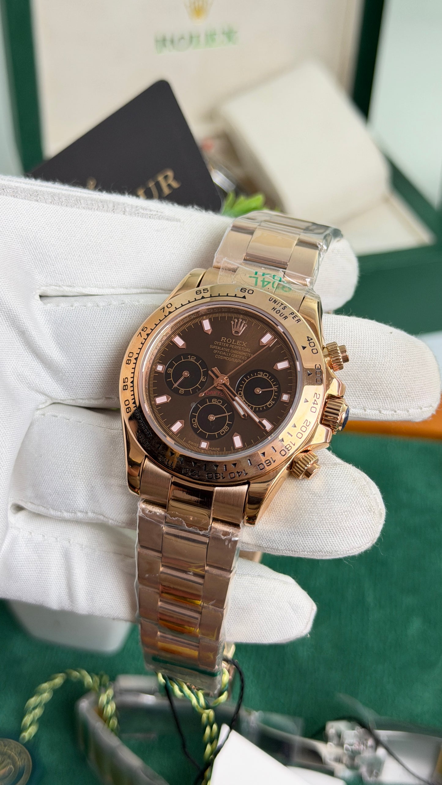 Rose Gold with Chocolate Dial🔥
