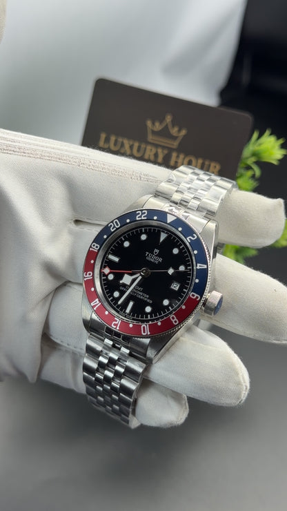 Silver with Black dial🔥