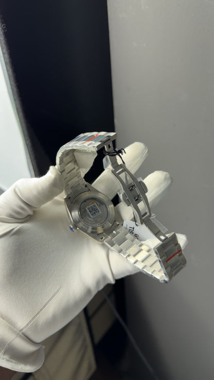 Silver two tone with Black dial 🔥