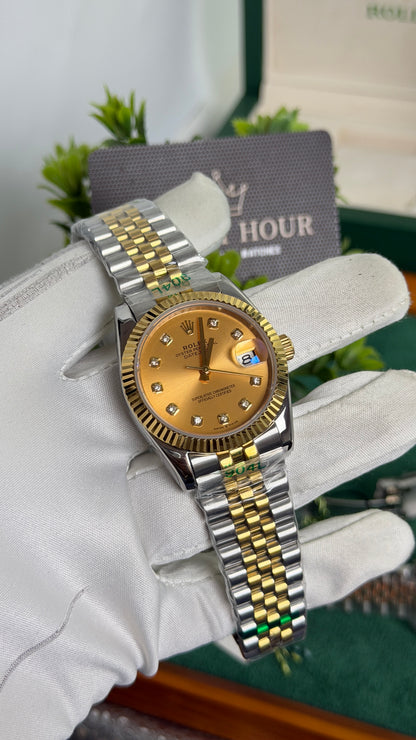 ( 36 mm ) Yellow Gold Two Tone Beauty🔥