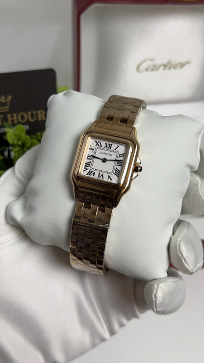 Rose Gold with White Dial.