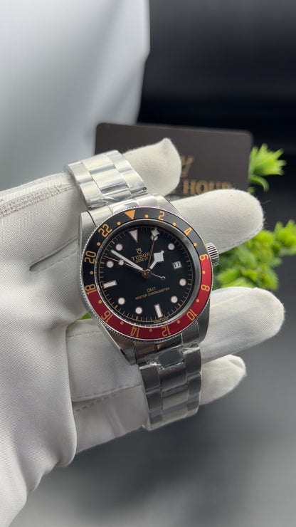 Silver with Black dial🔥