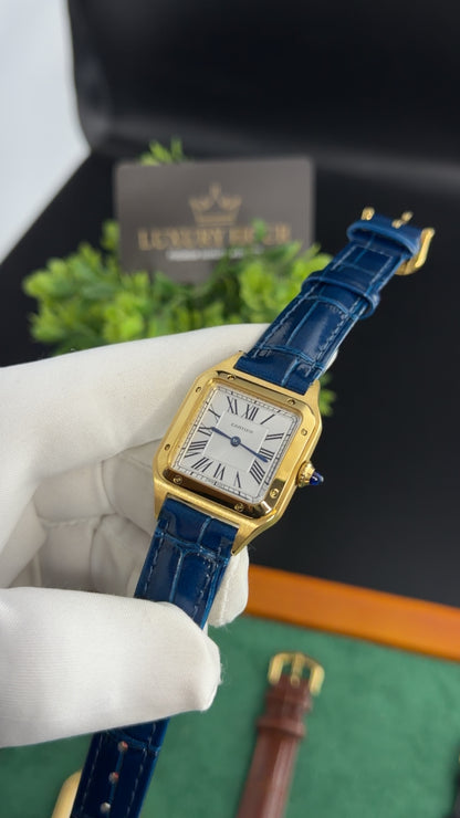 Yellow Gold with Blue Strap (M No:183)