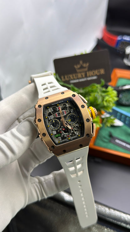Rose Gold with Black chronograph🔥