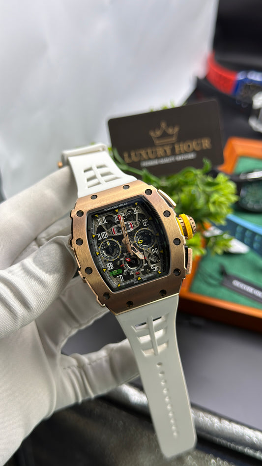 Rose Gold with Black chronograph🔥