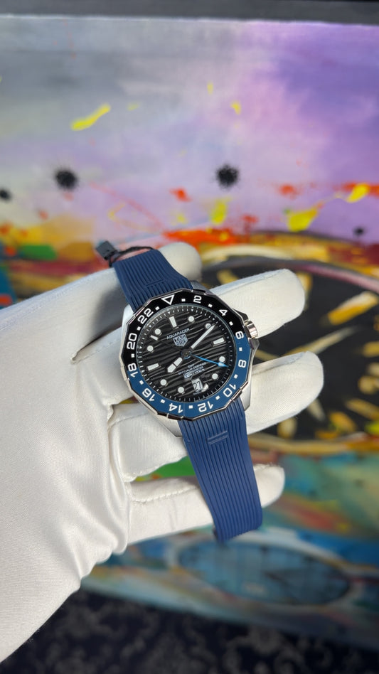 Silver with black dial