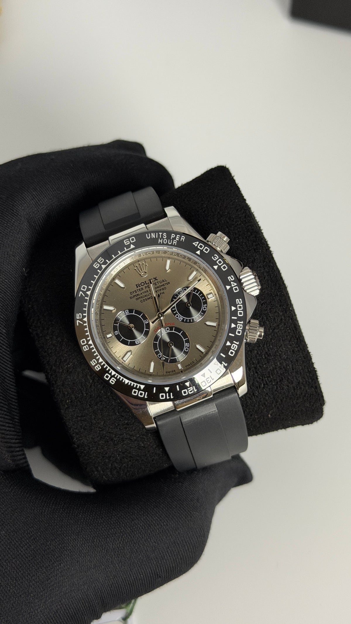 Silver with Grey Dial.