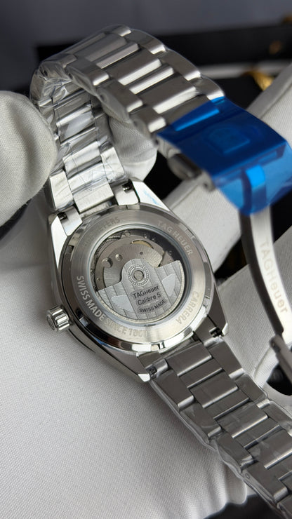 Silver with Tiger Dial.