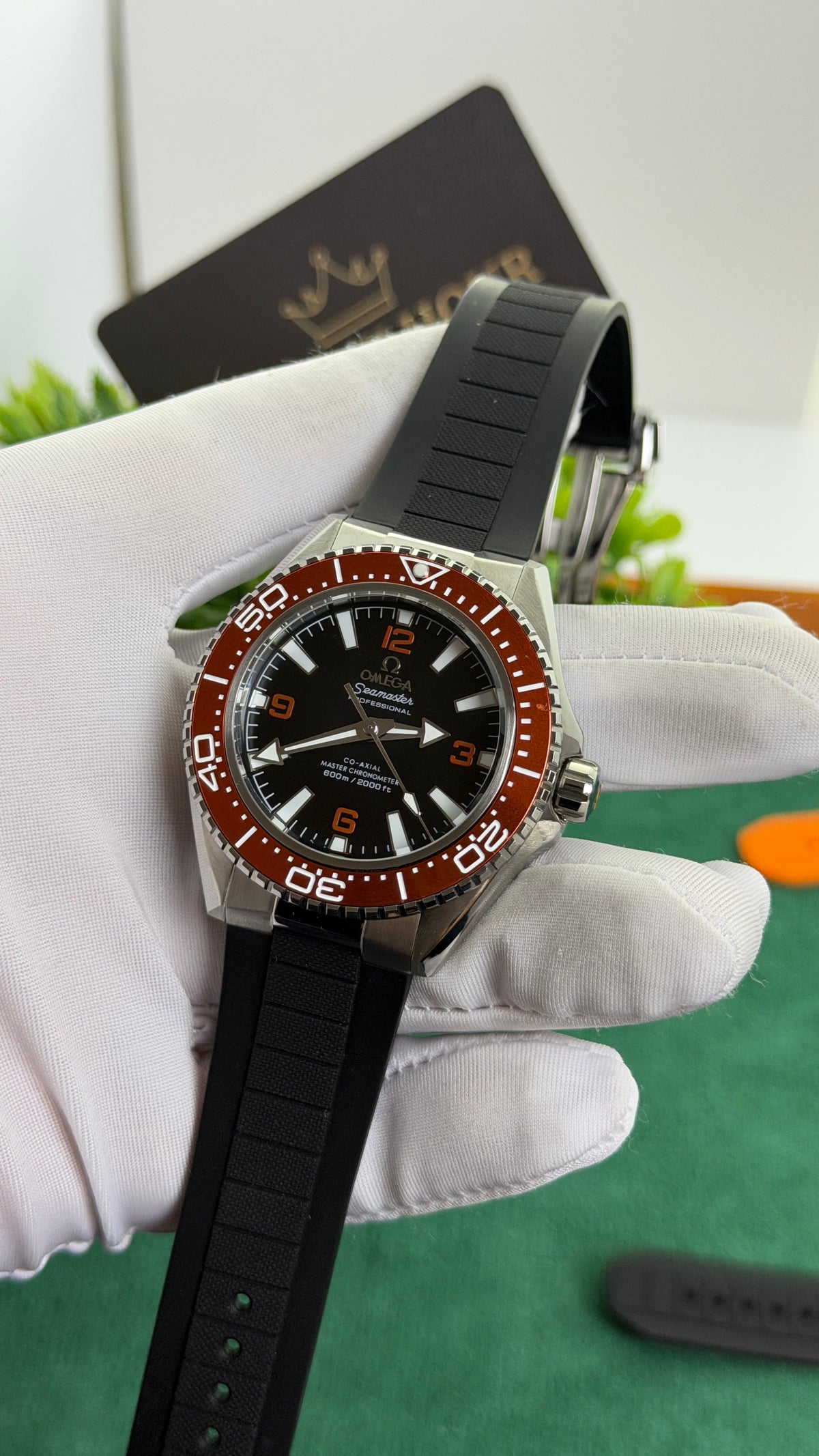 Silver with Black Dial.