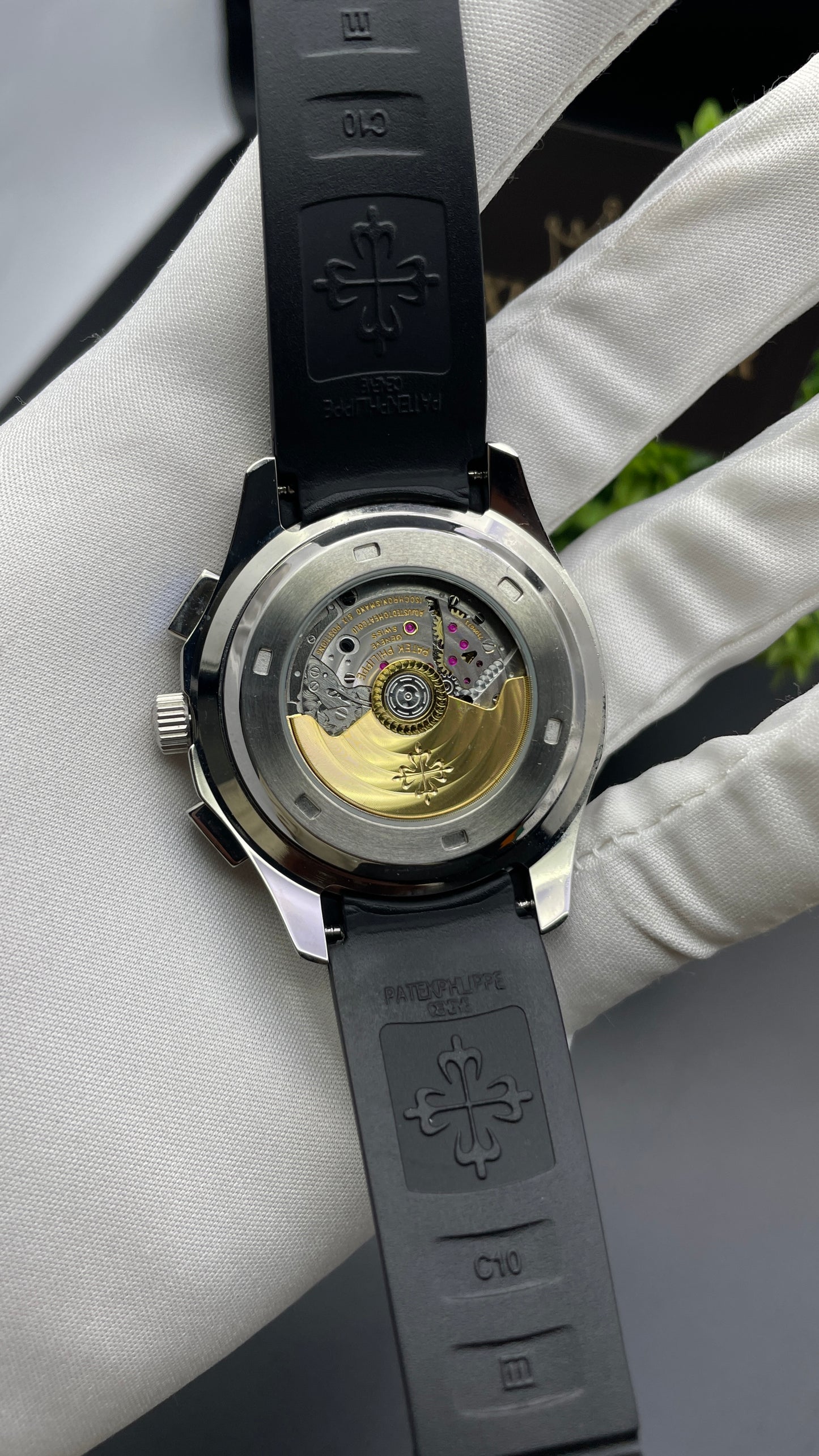 Silver with Black Dial