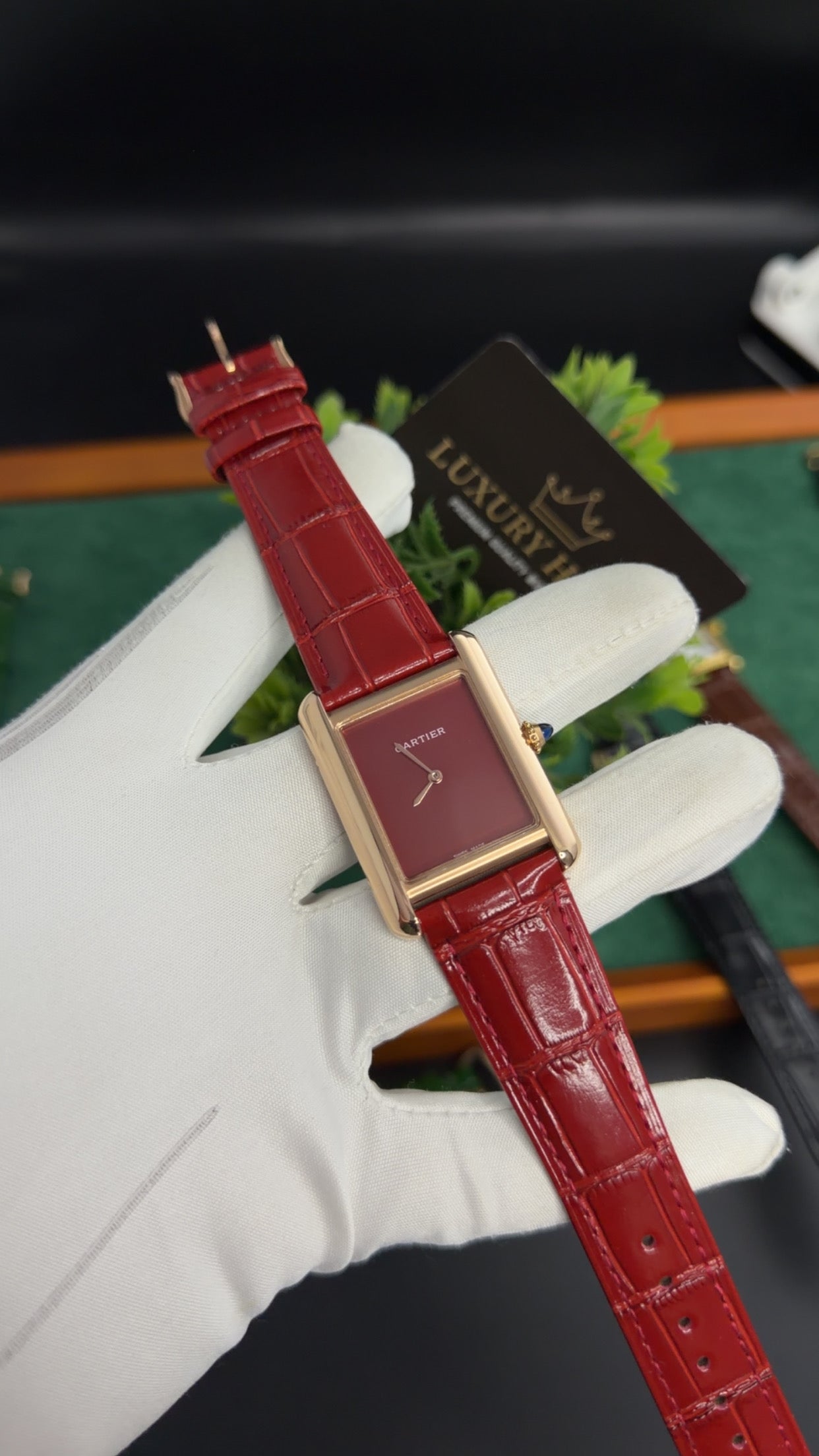 Rose Gold with Red Dial (M No:183)