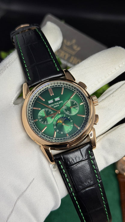 Rose Gold with Green Dial🔥
