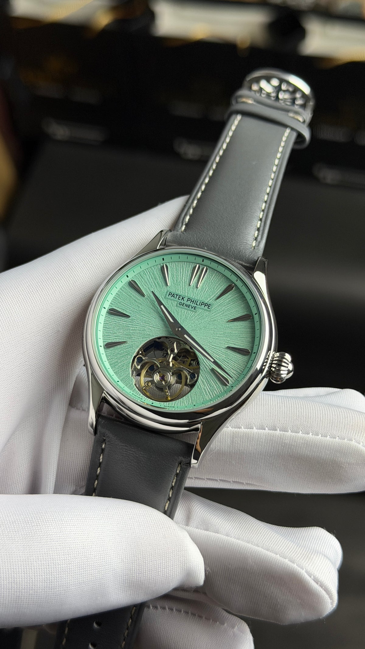 Silver with Tiffany Dial.