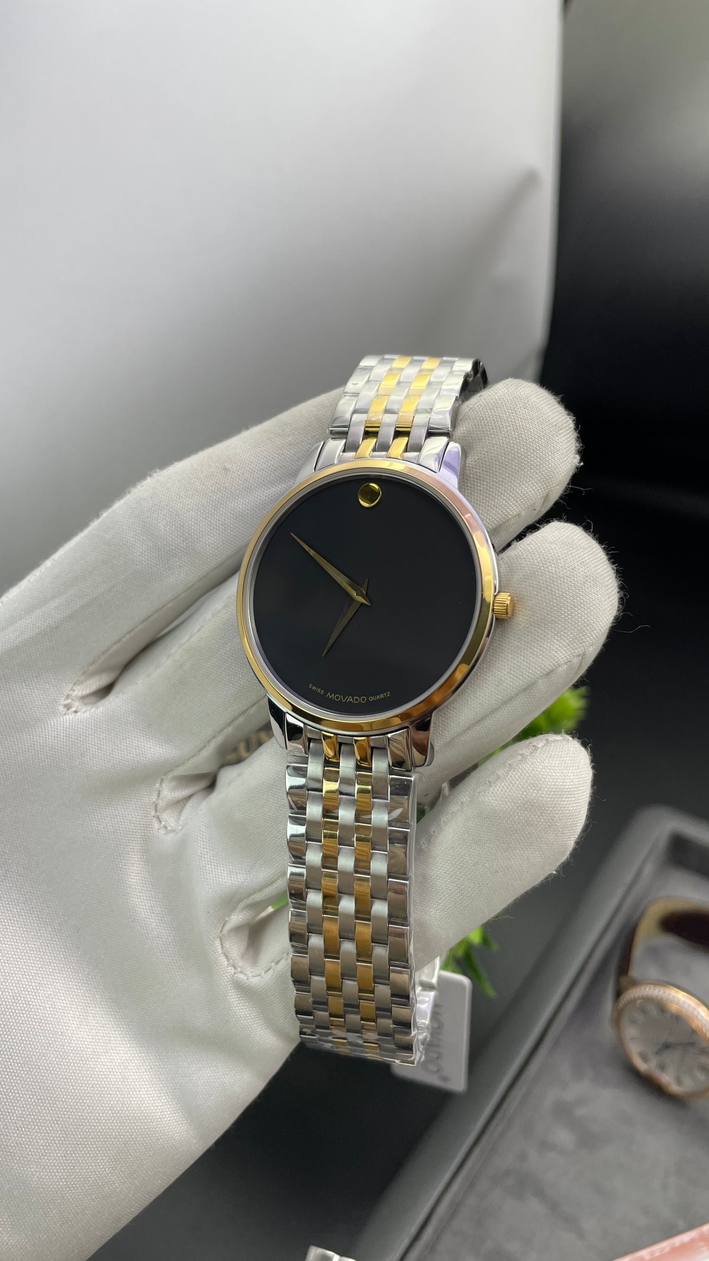 Yellow Gold Two Tone with Black Dial🔥