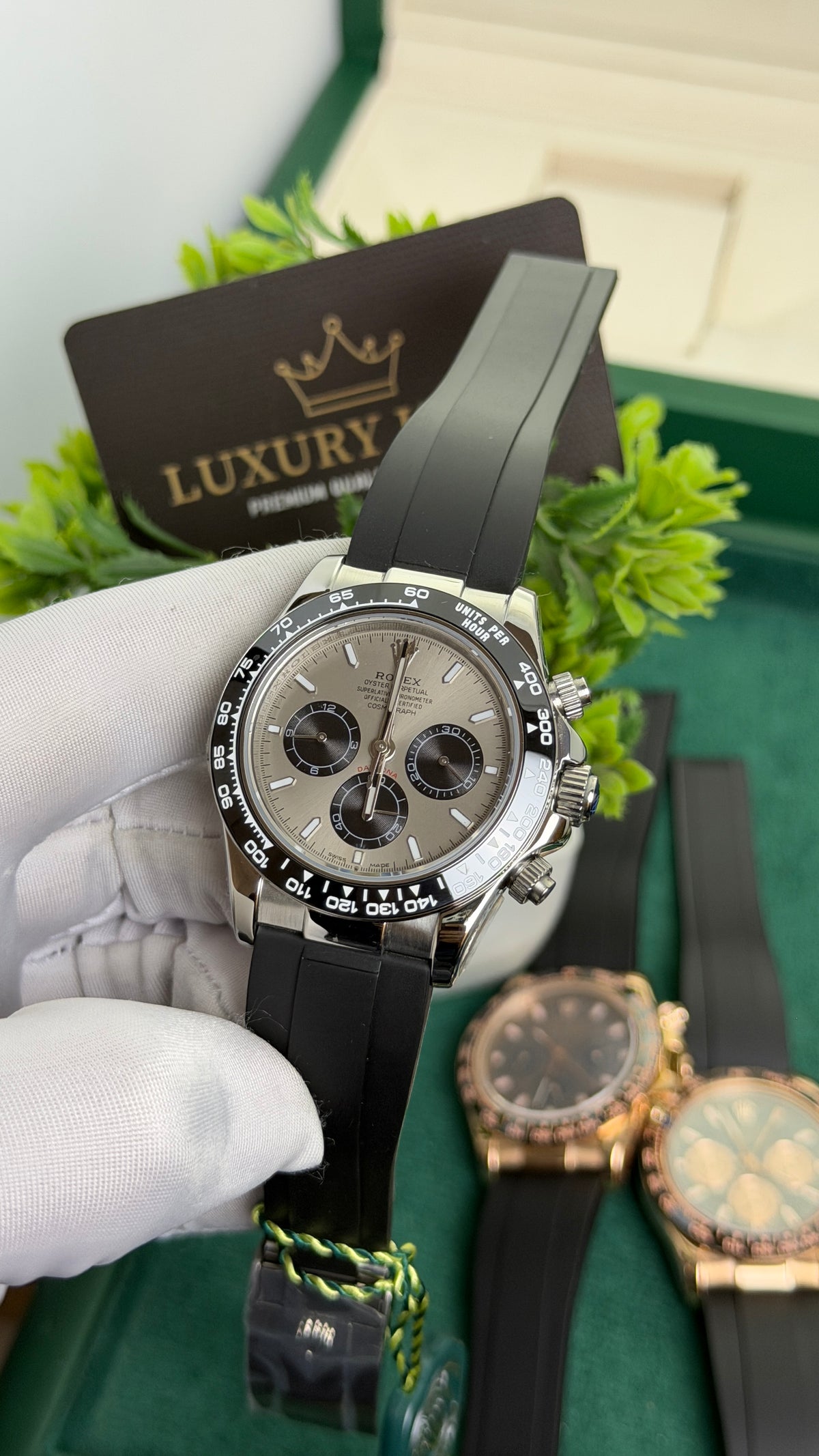 Silver with Grey Dial.